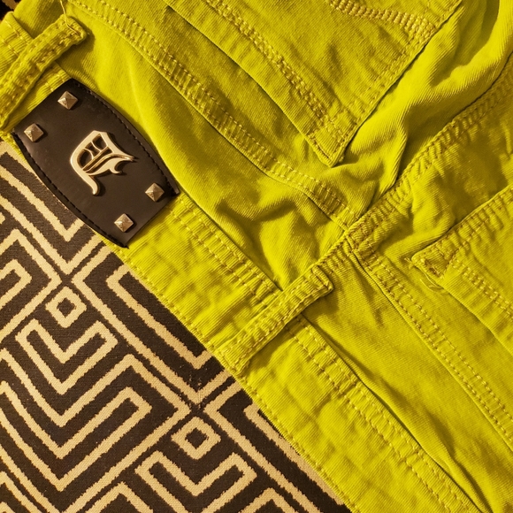 HP👖Dollhouse Lemon-Lime Skinny Corduroy Jean - Picture 7 of 8